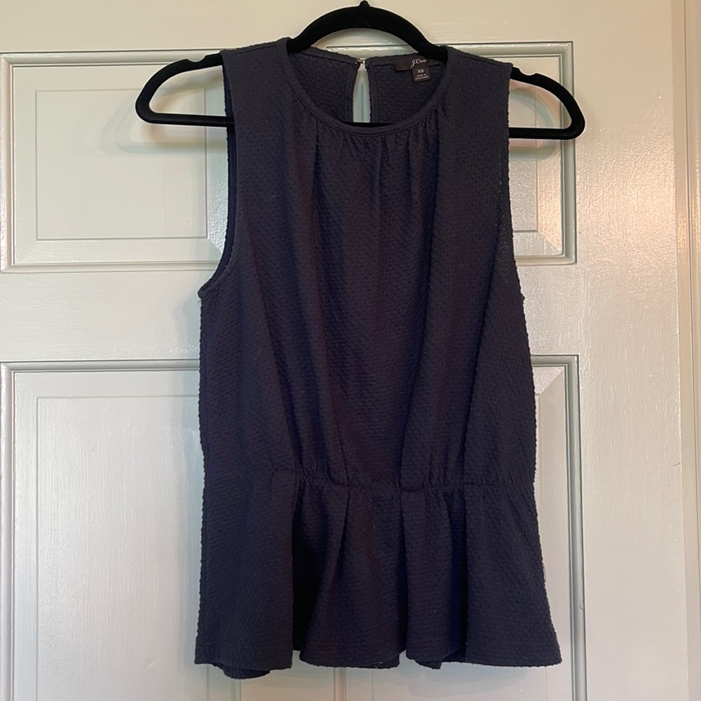 JCrew peplum top